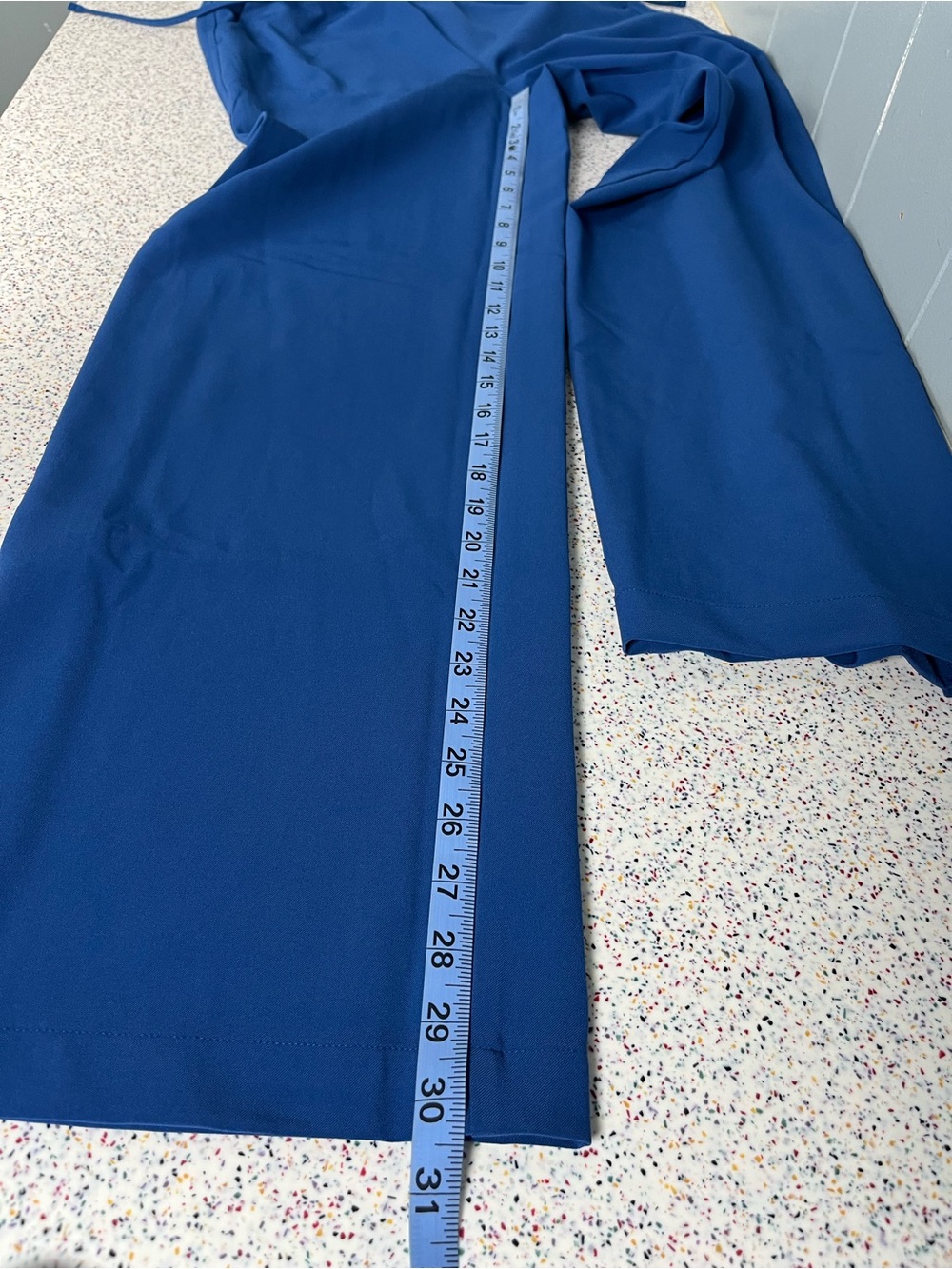 Athleta MVP Mid Rise Wide Leg Snap Pant Athletic Maritime Blue Women’s Size XXS - Picture 8 of 9